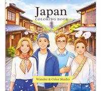 Japan Coloring Book: A Relaxing Travel Coloring Book with Beautiful Scenes from Japan