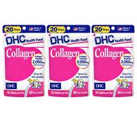 Japan DHC Collagen Vit B2 Vit B3 Beauty Health Skin Moisture 3 confezioni...