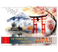 Japan - die Farben der Tradition (Wandkalender 2027 DIN A4 quer), CALVENDO Monat
