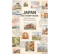 Japan Eki Stamp Book for Travel: 4" x 6" Small Size Stamp Notebook to Collect and Log Japanese Railway Station Stamps and Travels