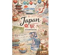 Japan Eki Stamp Book for Travel: 4" x 6" Small Size Stamp Notebook to Collect and Log Japanese Railway Station Stamps and Travels