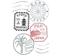 Japan Eki Stamp Collecting Book: Travel Journal for Train Station Stamp Collectors | Japan Railway Stamp Notebook