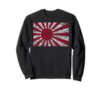 Japan Flag Vintage Style Rising Sun Symbol Felpa