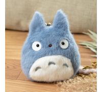 Japan Ghibli My Neighbor Totoro Gamaguchi Fluffy Pouch Medium Totoro nuovo