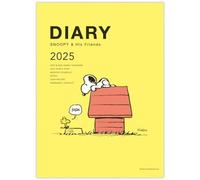 Japan Hallmark Snoopy Planner 2025 A5 cuccia mensile gialla