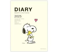 Japan Hallmark Snoopy Planner 2025 A5 Monthly Hug Cream