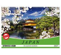 Japan. Im Land des Lächelns (Wandkalender 2027 DIN A3 quer), CALVENDO Monatskale