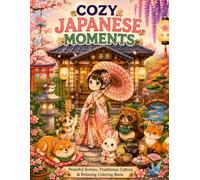 Japan in Bloom: Bold & Easy Coloring Book with Sakura, Tea Gardens & Cozy Japanese Scenes