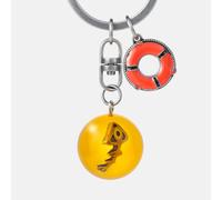 【Japan Limited】 Portachiavi Salmon Run Golden Egg Splatoon 3 Nintendo Store N...