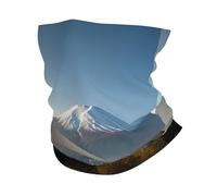 Japan Mount Landscape Protezione del Viso Multiuso Passamontagna Traspirante Headwrap per Yoga Escursionismo Motocicletta 25X50Cm