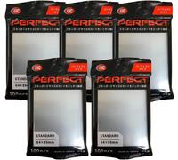 Japan NEW KMC Card Barrier 100 Perfect Size 5-Pack 89x64mm 0.05mm Spessore