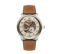 Japan NEW ZEPPELIN New Captain's Line Watch Automatico 5ATM Quadrante Beige 8...