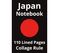 Japan Notebook: Japan Notebook: Travel Journal, Travelers Notebook, Travel Diary, Travel gifts for women, Vacation Journal, Japan lovers, 110 Lined pages, 6x9 Inches