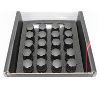 Japan Racing Bulloni per ruota M14x1,5 Nero Set di 20x Cono