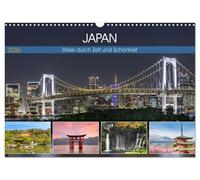 JAPAN Reise durch Zeit und Schönheit (Wandkalender 2026 DIN A3 quer), CALVENDO Monatskalender: Urbanes, Historie und Naturidyll erleben
