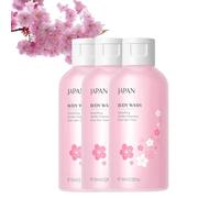Japan Sakura Body Wash, gel doccia in schiuma Sakura - Schiuma setosa per una pulizia ultra delicata, grazie al dolce olio di mandorle ed estratto di fiori di ciliegio, dona alla pelle un profumo di