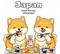 Japan: Simple & Cozy Coloring Book