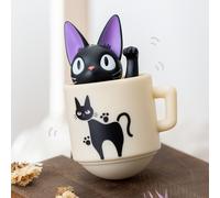 Japan Studio Ghibli Kiki's Delivery Service Figure Wobbling Up Jiji and Mug
