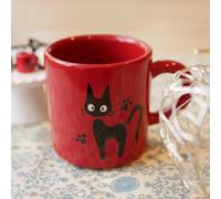 Japan Studio Ghibli Kiki's Delivery Service Mug Cup Jiji Red Limited.