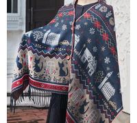 Japan Studio Ghibli Kiki's Delivery Service Stola con bottoni "La città di Ko...