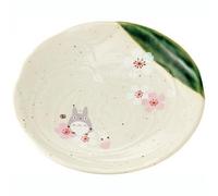 Japan Studio Ghibli My Neighbor Totoro Deep Plate Cherry Blossom Mino Ware.