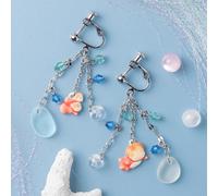 Japan Studio Ghibli Ponyo on the Cliff Cliff Orecchini Clip-on Serie Accessor...