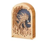 Japan Studio Ghibli Princess Mononoke Paper Theater Wood Style Paper Craft Kit