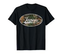 Japan Tokyo Camouflage Vintage Throwback Classic Maglietta
