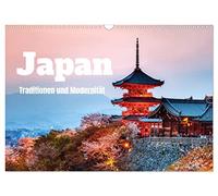 Japan - Traditionen und Modernität (Wandkalender 2026 DIN A3 quer), CALVENDO Monatskalender: Erinnerungen aus dem Land der aufgehenden Sonne