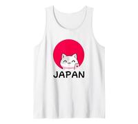 Japan Travel Lucky Cat Sun Rise Tops, Magliette e Accessori Canotta