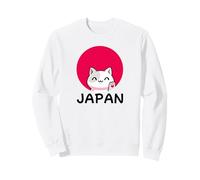 Japan Travel Lucky Cat Sun Rise Tops, Magliette e Accessori Felpa