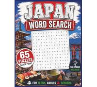 Japan Word Search Book: Explore Japan Through 65 Challenging Puzzles Featuring Culture, Cities, Food & Landmarks | Large print | 8.5x11 inches | 65 puzzles with solutions | 130 pages