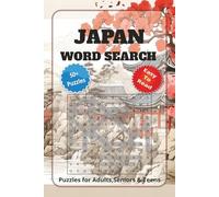Japan Word Search: Japan Word Search Puzzle Book with Easy to Read Print About Japan, People, Culture, Food, and More | 6x9 inches, 110 pages | 50+ ... for Vacations, Holidays and Relaxation