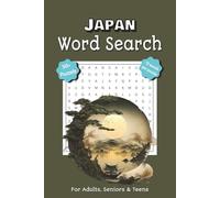 Japan Word Search Puzzle Book: Word Search Book About Japan | 6x9 Inches, 110 Pages, 50+ Puzzles | Great Gift for Travel Lovers, Holidays, Relaxation, and Free Time
