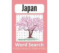 Japan Word Search Puzzle Book: Word Search with Easy to Read Print about Japan, Cuisine, Traditions and More | 6x9 inches, 110 pages | 50+ Puzzles ... Gift for Vacations, Holidays and Free Times