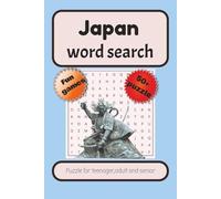 Japan word search puzzle book: Word searches with easy to read print about japan,anime,culture and more | 6x9 inches | 50+ Puzzle | Gift for vacation,holiday and free time
