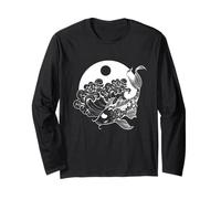 Japanese Aesthetic Vaporwave Sad Eboy Carp Koi Fish Maglia a Manica