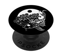 Japanese Aesthetic Vaporwave Sad Eboy Carp Koi Fish PopSockets PopGrip Adesivo