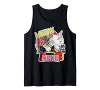 Japanese Anime Cat Samurai. Manga Anime Neku Cat Canotta