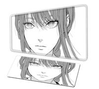 Japanese anime mouse pad, XXL largemousepad - non slip keyboard stitched edges - office pad for teenage anime andgaming enthusiasts Tappetini per il Mous (I, 35.4x15.7 in)