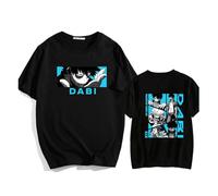 Japanese Anime My Hero Academia T-shirt Boku No Hero Academia Summer Short Sleeve T-shirt Nera Allentata Manga Graphic Tops (XS,color 04)