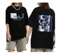Japanese Anime My Hero Academia T-shirt Boku No Hero Academia Summer Short Sleeve T-shirt Nera Allentata Manga Graphic Tops (XXL,color 03)