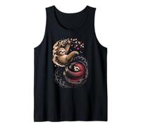 Japanese Art Lazy Sloth Good And Devil Sloths Canotta