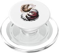 Japanese Art Lazy Sloth Good And Devil Sloths PopSockets PopGrip per MagSafe
