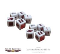 Japanese Blood Red Skies Dice