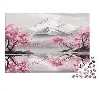 Japanese Cherry Puzzle Da 1000 Pezzi Per Adulti Puzzle in Legno Puzzle Da 1000 Pezzi Gioco Di Attività Familiari Impegnativo Puzzle Decorazione Da Parete 1000pcs (75x50cm)