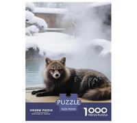 Japanese Chin Puzzle 1000 Pezzi Pet Dog - Attività Creativa Elegante, Relax Intelligente, Poster Incluso - 70x50cm/1000pcs