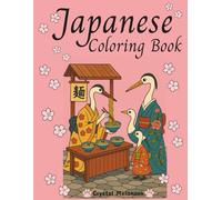 Japanese Coloring Book: Cute 50- Page Coloring Book for Teens and Adults