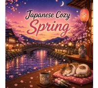 Japanese Cozy Spring: A Bold and Easy Coloring Book of Japanese Spring Scenes