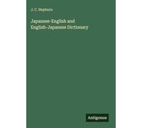 Japanese-English and English-Japanese Dictionary